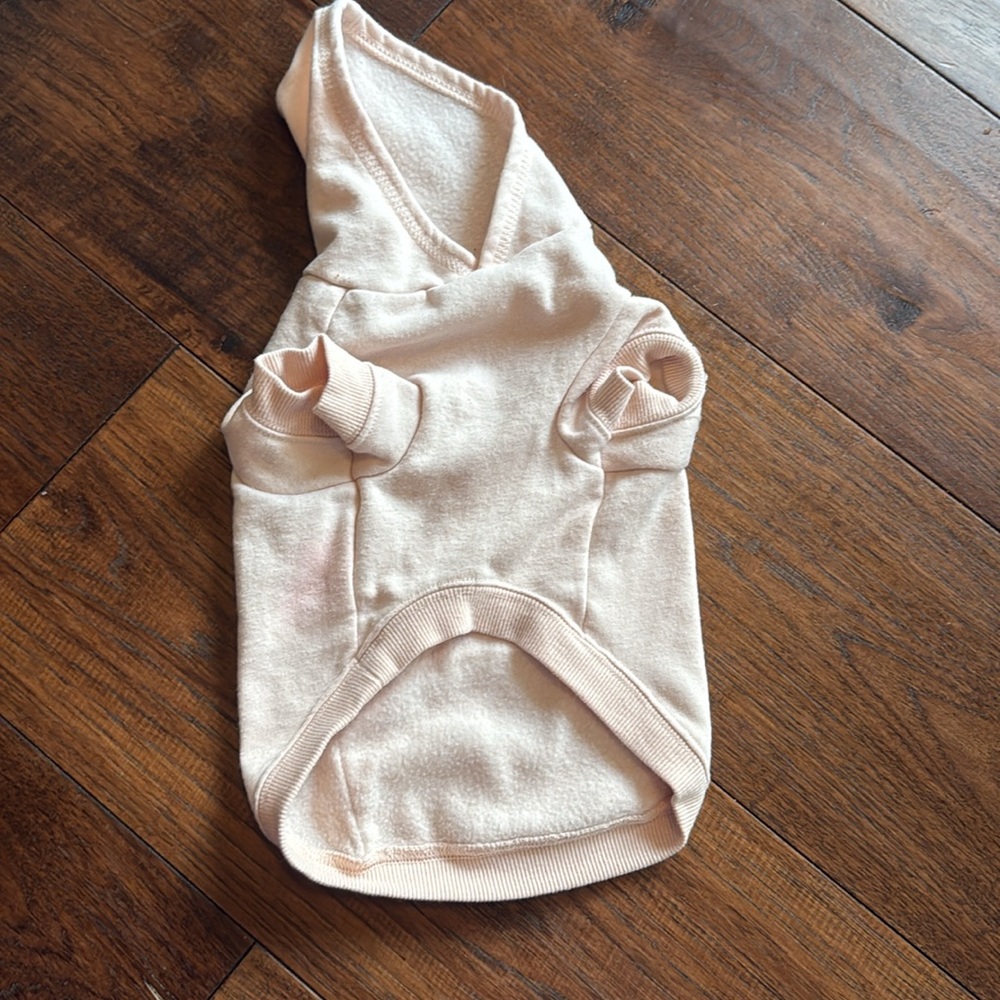 Pink Bone Hoodie Dog Sweater Medium - Picture 2 of 3